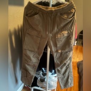 Richie Le Collection ripstop Cargo pant - burnt moss